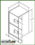 Single-Width Vault Interior Unit with 2 Coin Cabinets - Image 2