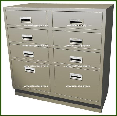 Double Wide Teller Pedestal, 6 Box Drawers, 2 legal file drawers  - Main Image