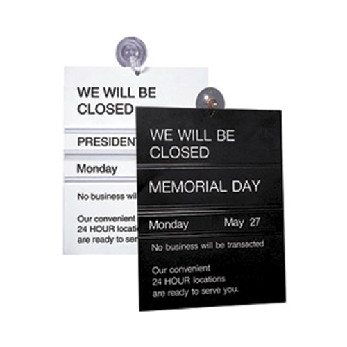 Perpetual Holiday Sign Window Door or Wall Mount - Main Image