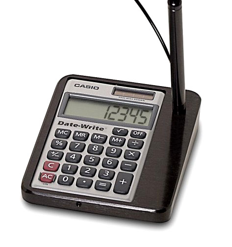 Countertop Calculator with Anti-Theft Pen