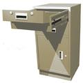 Standing Height Teller Pedestal With Removable Cash Drawer