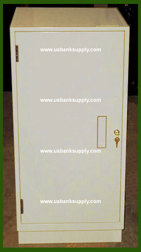 Standing Height Teller Pedestal Cabinet -- Single Door - Main Image