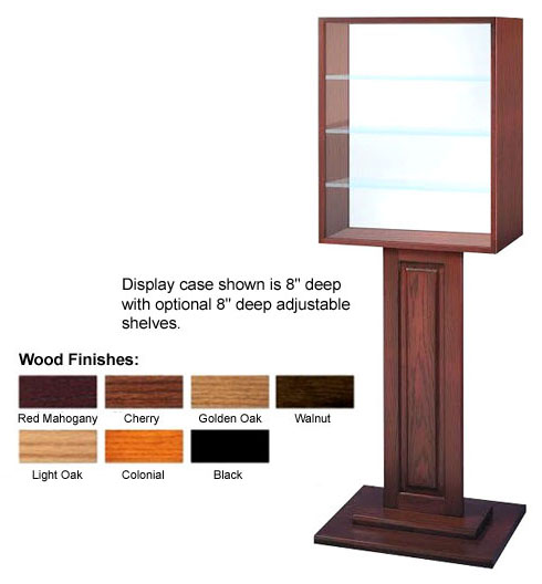 Free-Standing Display Case, Selection of Thicknesses  - Main Image