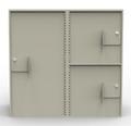 Double-Width Vault Interior Unit with 1 Tall Storage Cabinet and 2 Coin Cabinets - Main Image